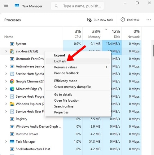 Turn Off Background Apps