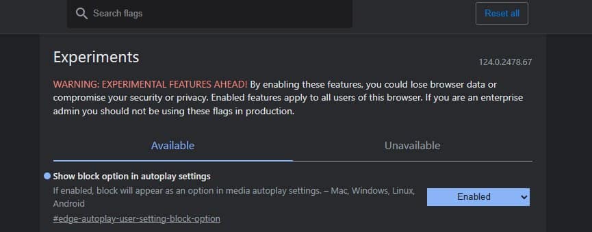Block auto play videos
