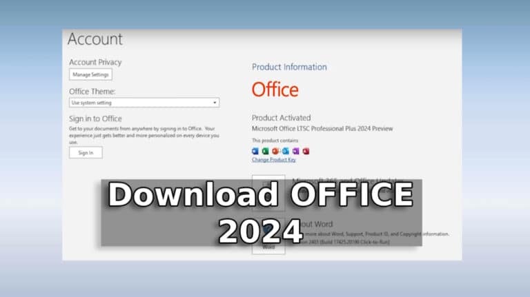 Download Microsoft Office 2024
