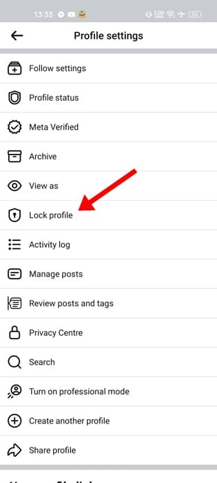 Lock Profile