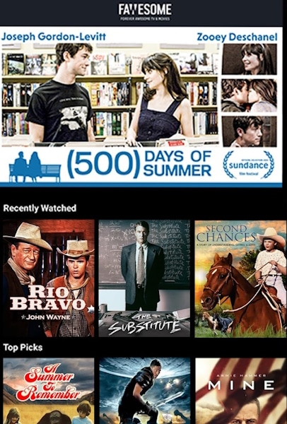 Free app to watch movies