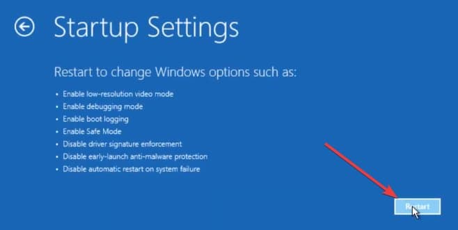 Use Safe mode