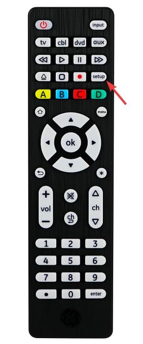 GE 6 universal remote codes