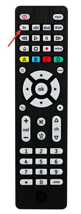 program GE universal remote