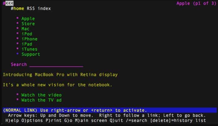 Lynx Browser