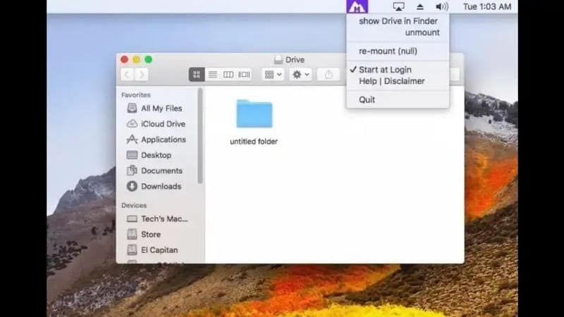 Mounty for NTFS on Mac