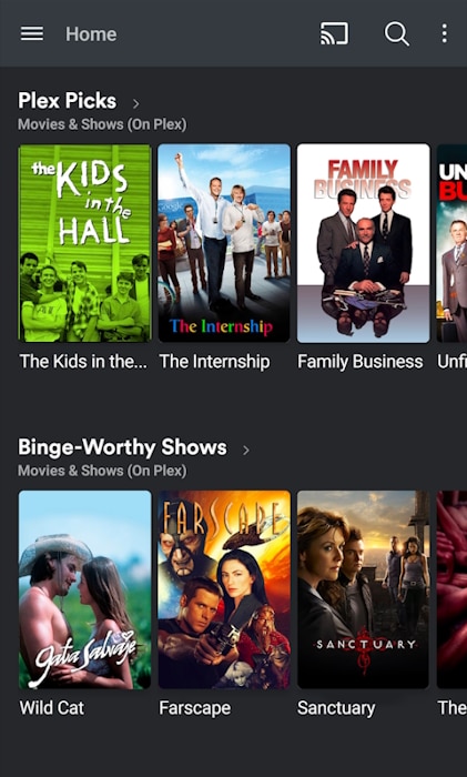 Plex free movies app