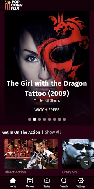 Popcornflix to watch free movies