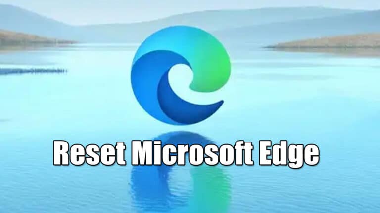 Reset Microsoft Edge Browser
