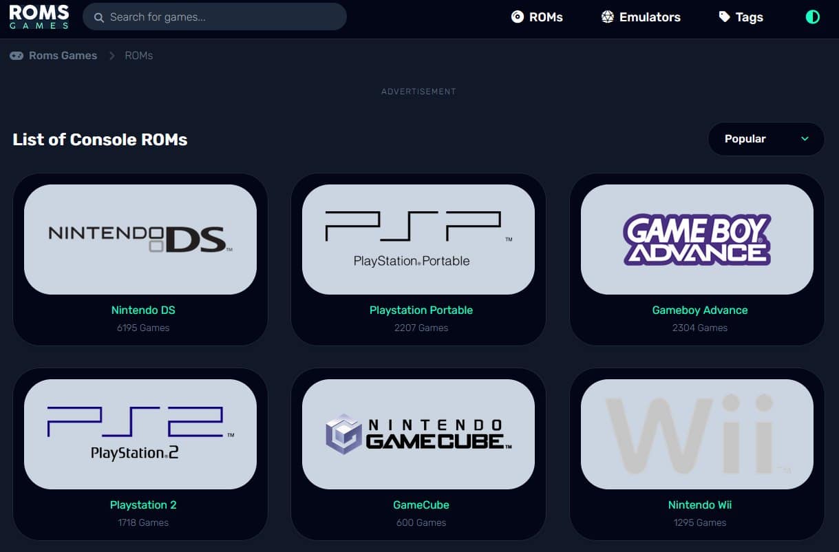 ROMS Games