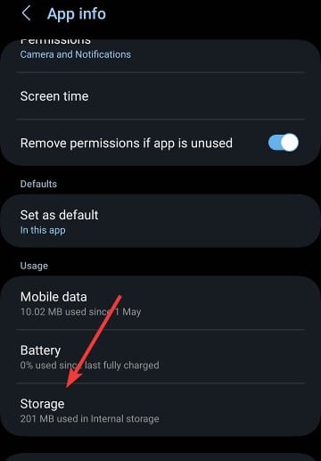 Block request are processing notification