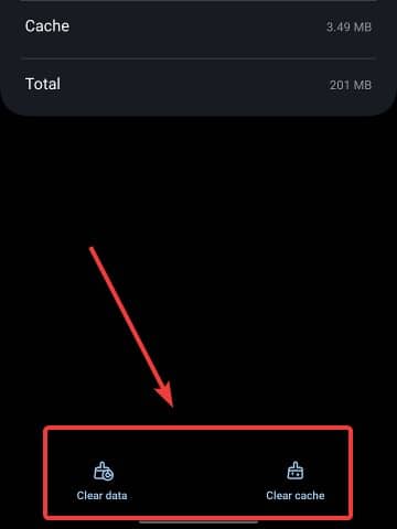 Block request are processing notification