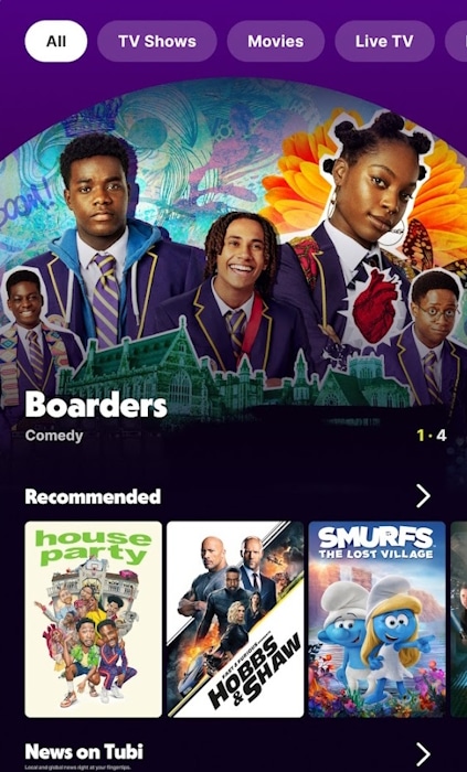 Free movies app