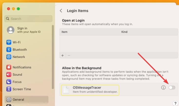 Remove OSMessageTracer