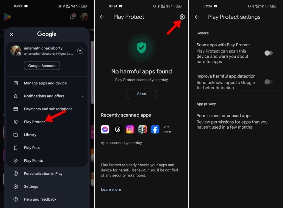 Improve harmful app detection