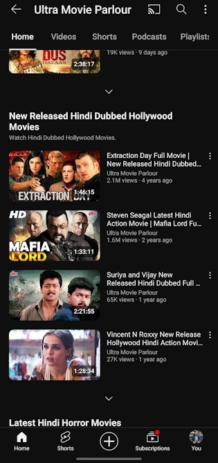 Stream movies for free