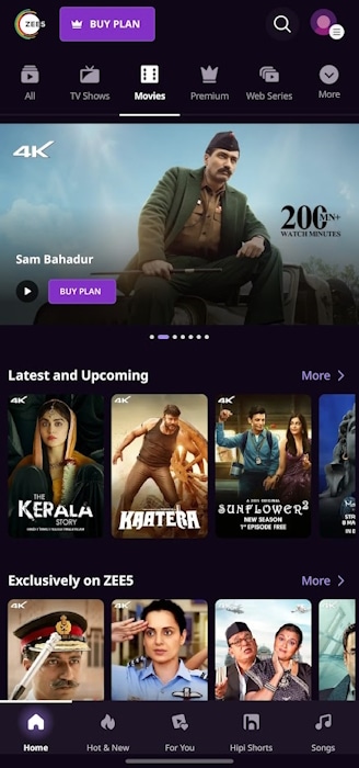 Watch movies online for free