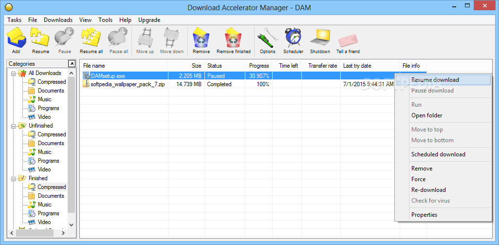 Download Accelerator Manager